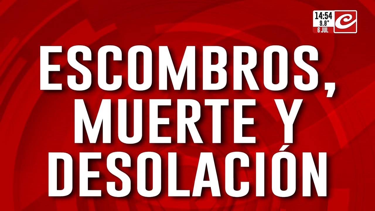 Escombros, muertes y desolación: 3,342 muertes y más de 50 mil desaparecidos