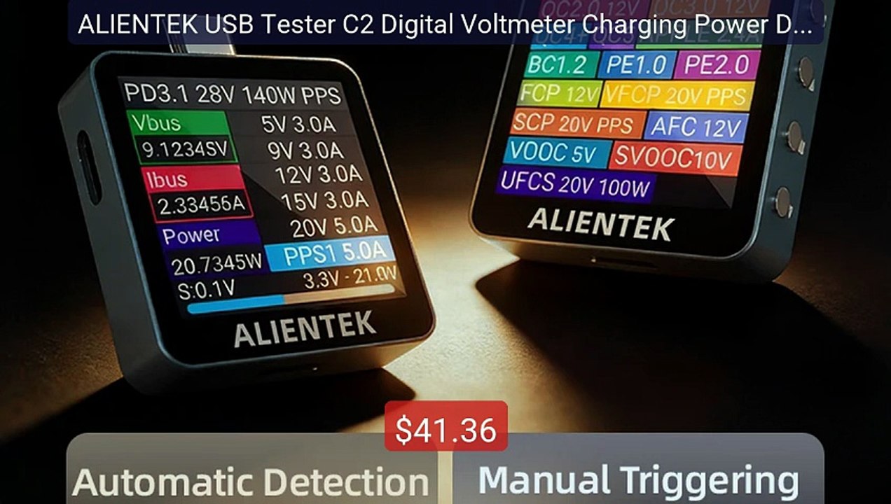 ALIENTEK USB Tester C2 Digital Voltmeter Charging Power Detec... -- Amazing Value 2026 | Must Have!