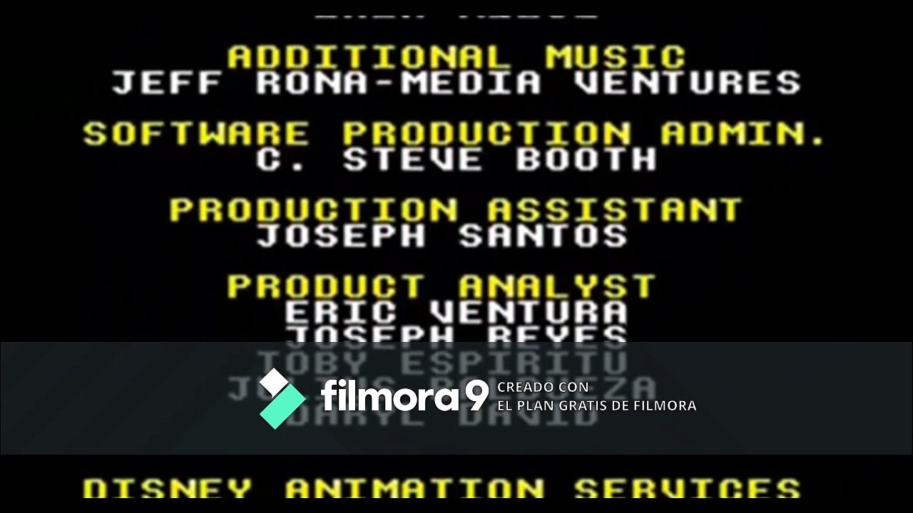 SNES The Lion King - End Titles In Staff Roll (+0.8 High Pitch Tone from Filmora9 6-28-20)