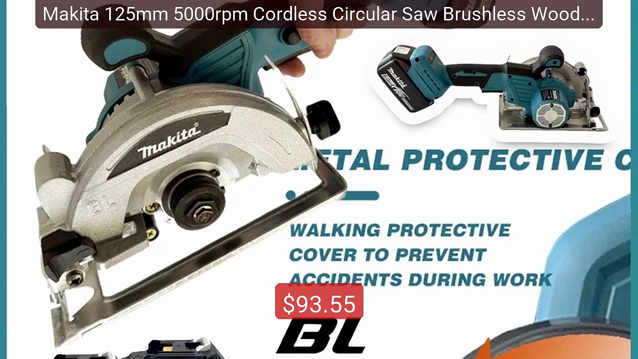 Makita 125mm 5000rpm Cordless Circular Saw Brushless Woodworki... -- Hot Deal 2026 | Limited Offer!