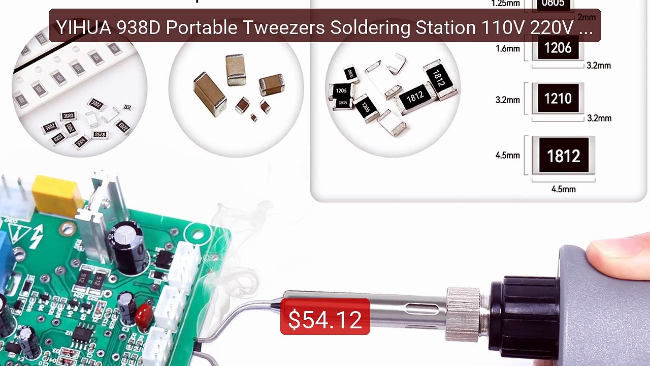 YIHUA 938D Portable Tweezers Soldering Station 110V 220V So... -- Top Pick 2026 | Unbeatable Price!