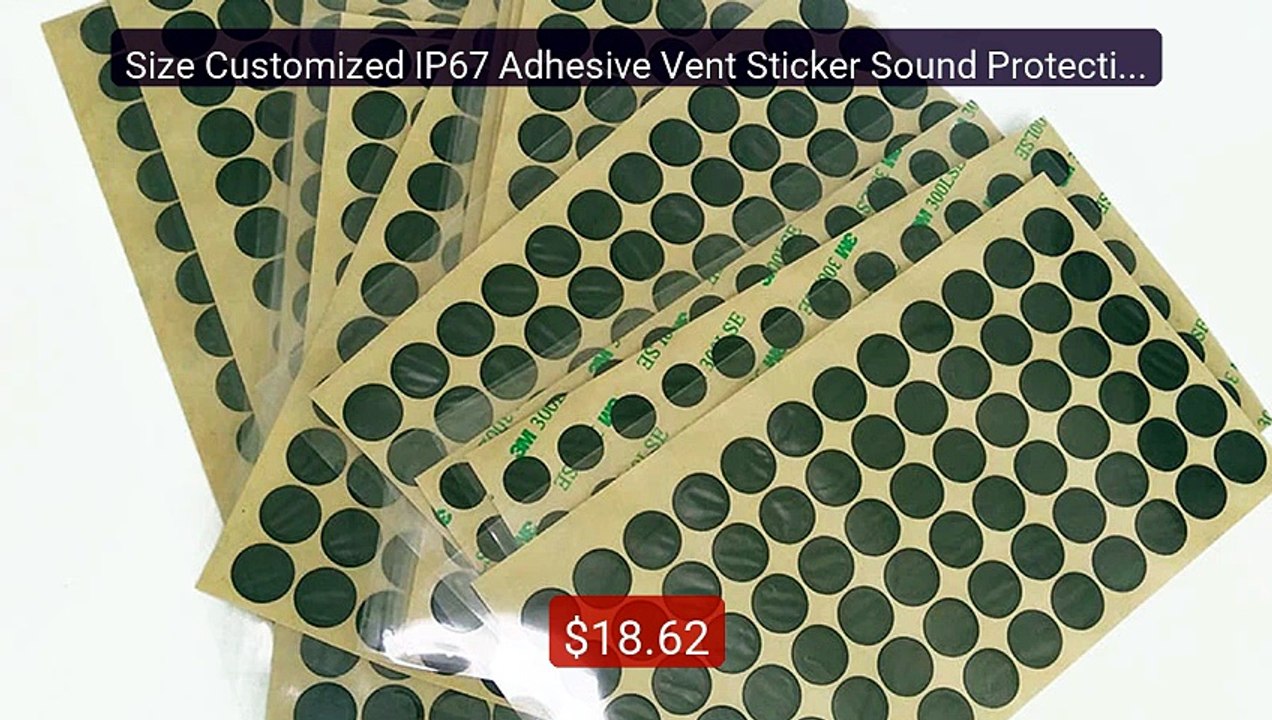Size Customized IP67 Adhesive Vent Sticker Sound Protection MEMS Mi... -- Top Rated 2026 | Buy Now!