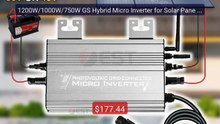 1200W/1000W/750W GS Hybrid Micro Inverter for Solar Pane & 36V... -- Hot Deal 2026 | Limited Offer!
