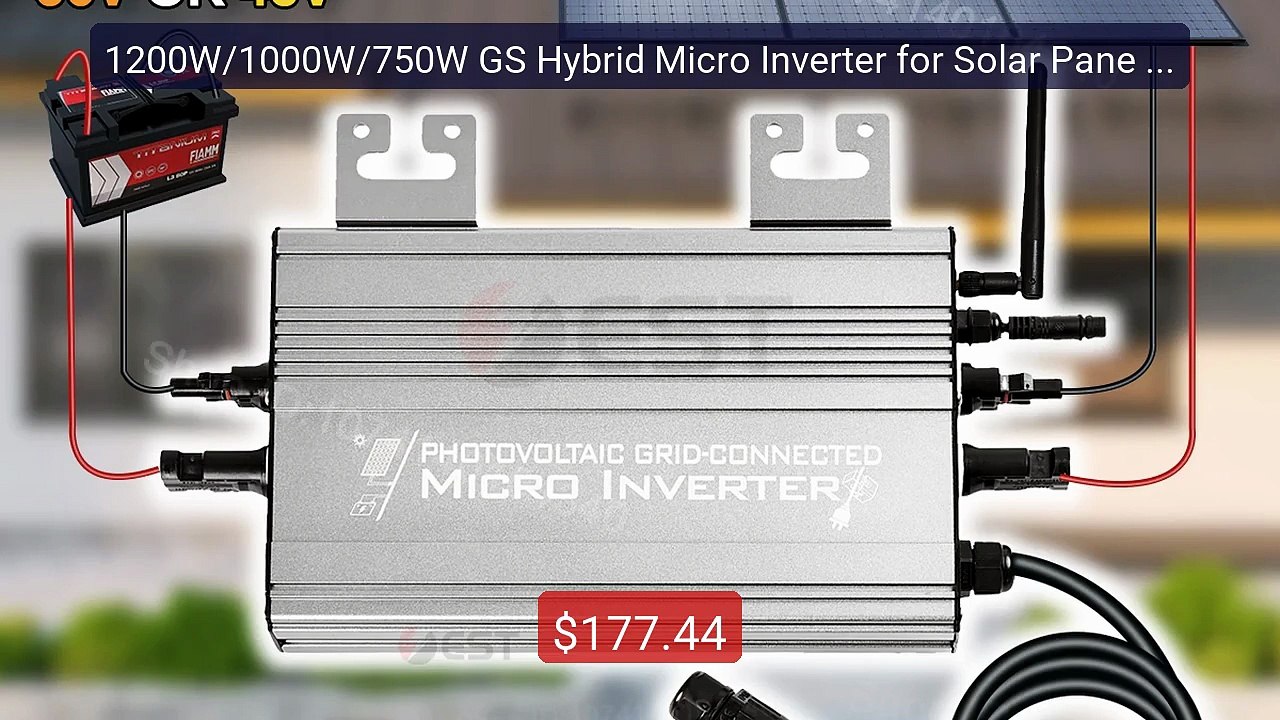 1200W/1000W/750W GS Hybrid Micro Inverter for Solar Pane & 36V... -- Hot Deal 2026 | Limited Offer!