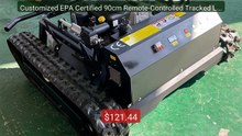 Customized EPA Certified 90cm Remote-Controlled Tracked Law... -- Top Pick 2026 | Unbeatable Price!