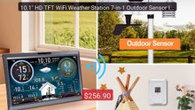 10.1" HD TFT WiFi Weather Station 7-in-1 Outdoor Sensor Indoor... -- Hot Deal 2026 | Limited Offer!