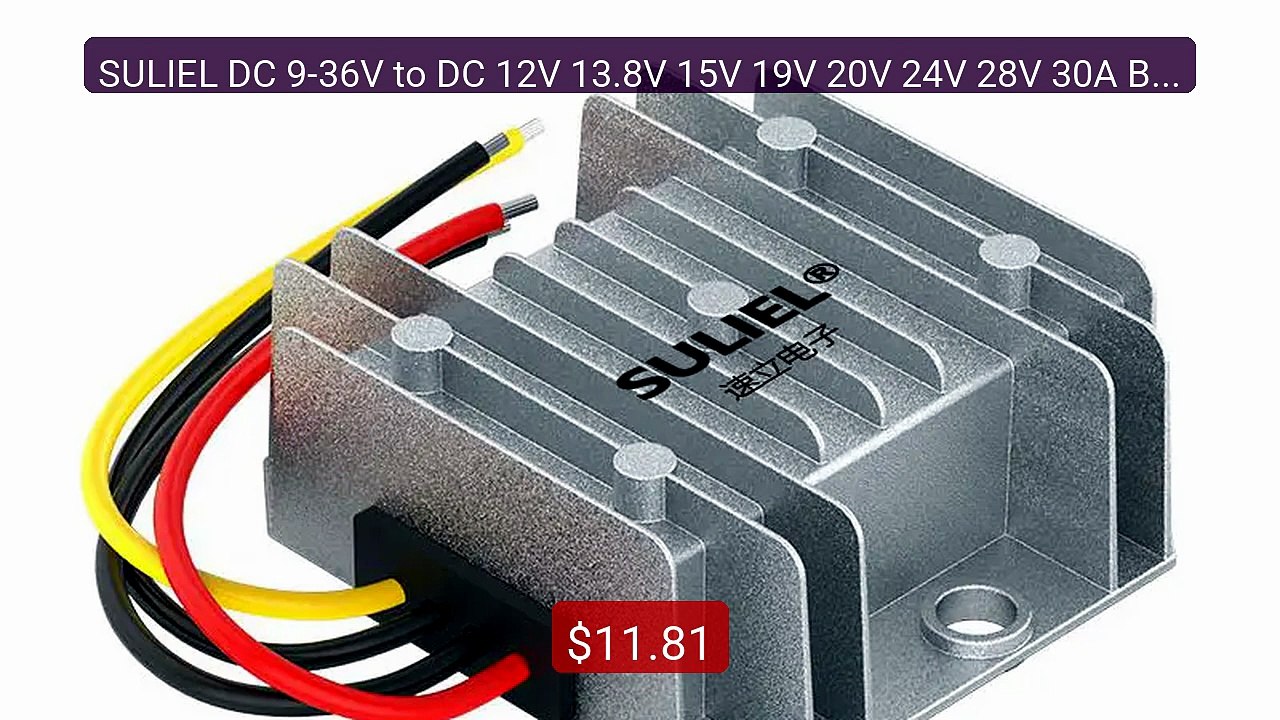 SULIEL DC 9-36V to DC 12V 13.8V 15V 19V 20V 24V 28V 30A Boost ... -- Hot Deal 2026 | Limited Offer!