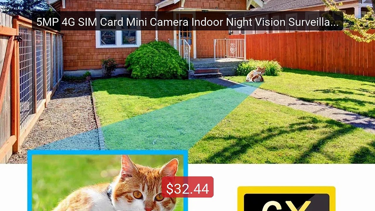 5MP 4G SIM Card Mini Camera Indoor Night Vision Surveillance S... -- Best Buy 2026 | Great Quality!