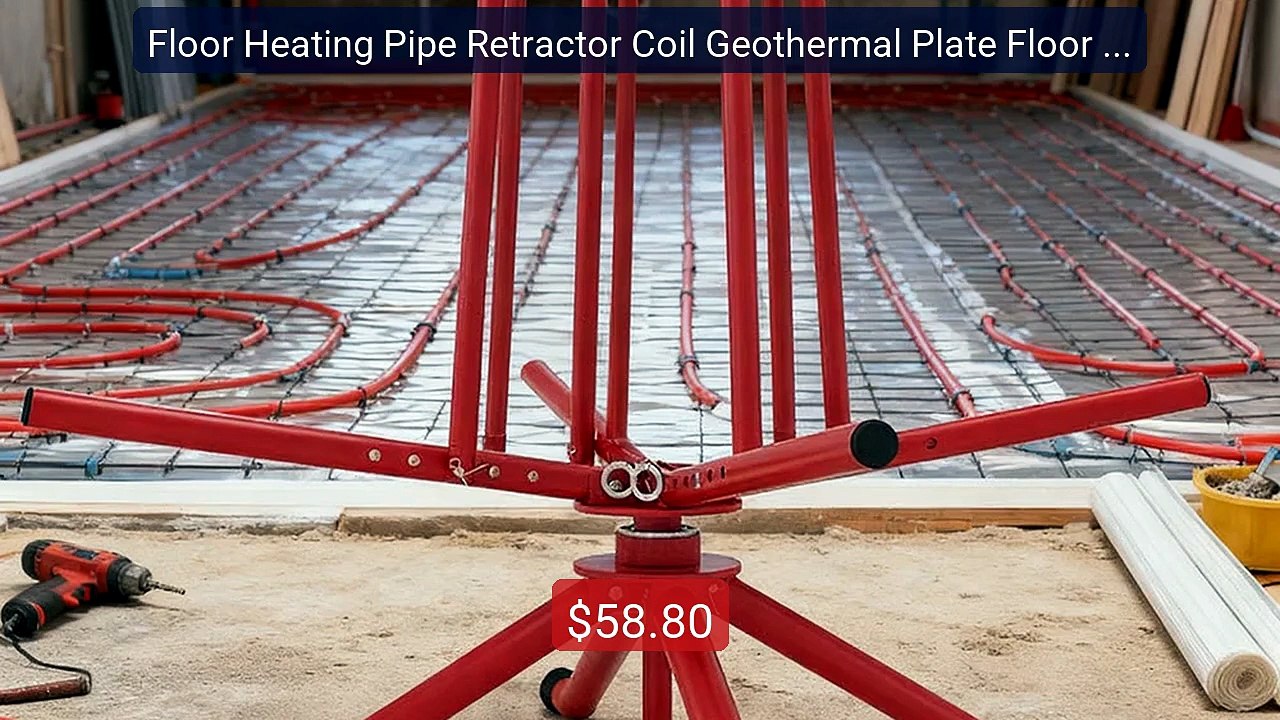 Floor Heating Pipe Retractor Coil Geothermal Plate Floor Heating Pi... -- Top Rated 2026 | Buy Now!