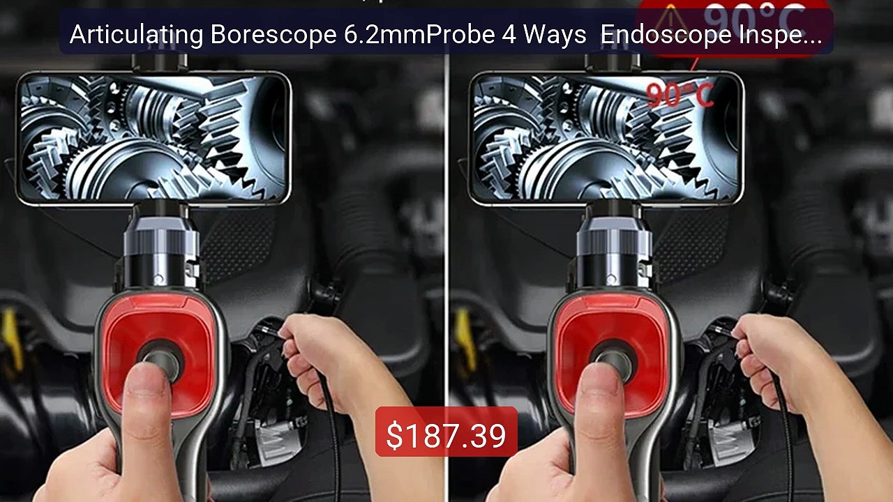 Articulating Borescope 6.2mmProbe 4 Ways  Endoscope Inspection... -- Hot Deal 2026 | Limited Offer!