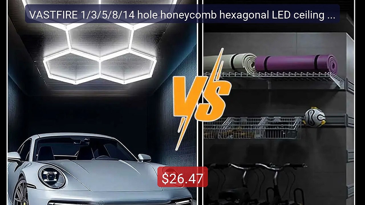VASTFIRE 1/3/5/8/14 hole honeycomb hexagonal LED ceiling garag... -- Hot Deal 2026 | Limited Offer!
