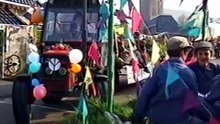 1995 Doarpsfeest Optocht hoeke Jonkersleane- Hillige Kamp