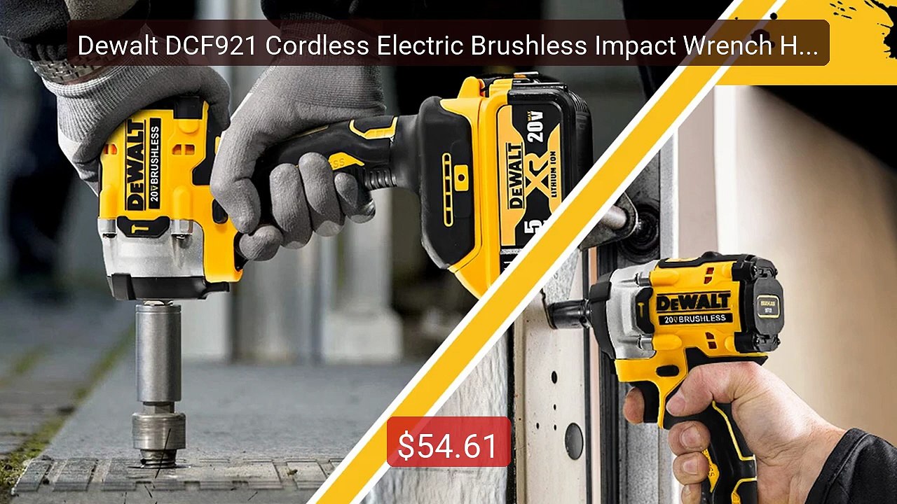Dewalt DCF921 Cordless Electric Brushless Impact Wrench High Torque... -- Top Rated 2026 | Buy Now!