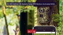 EU 4G Cellular 2K Battery Solar PIR Motion Activated Wildlife Hunt... -- Best Deal 2026 | Shop Now!