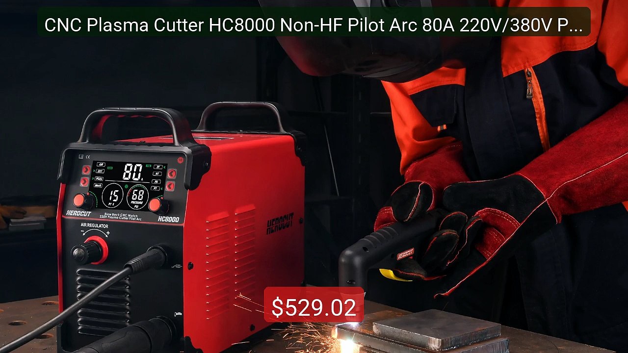 CNC Plasma Cutter HC8000 Non-HF Pilot Arc 80A 220V/380V Pla... -- Top Pick 2026 | Unbeatable Price!