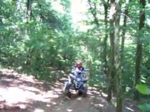 chute de jéjé en 250 kxr