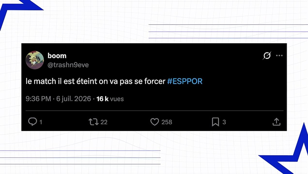 TOP TWEETS - La toile allume le match Portugal - Espagne