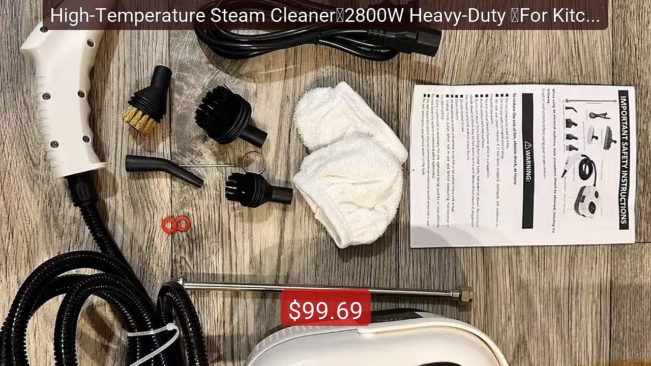 High-Temperature Steam Cleaner，2800W Heavy-Duty ，For Kitchen G... -- Hot Deal 2026 | Limited Offer!
