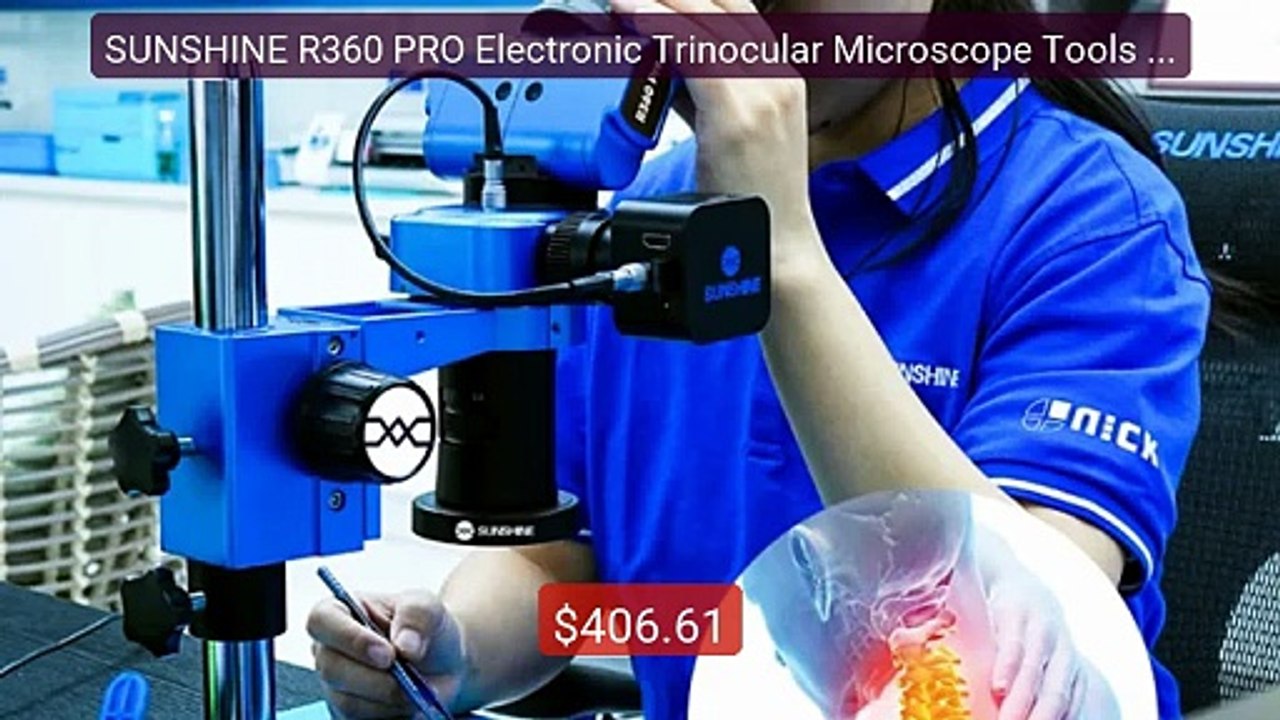 SUNSHINE R360 PRO Electronic Trinocular Microscope Tools In... -- Top Pick 2026 | Unbeatable Price!