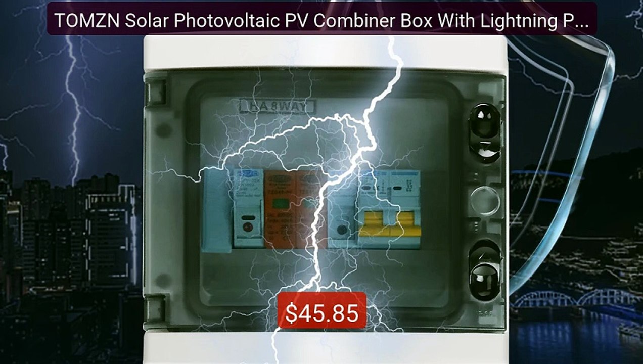TOMZN Solar Photovoltaic PV Combiner Box With Lightning Protection ... -- Top Rated 2026 | Buy Now!