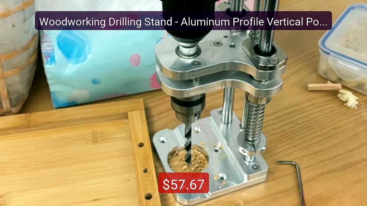 Woodworking Drilling Stand - Aluminum Profile Vertical Positioning ... -- Top Rated 2026 | Buy Now!