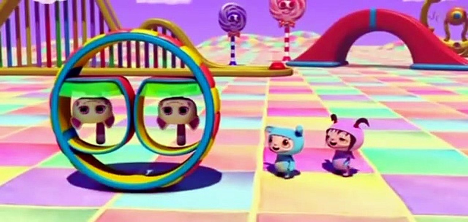 in the giggle park kids everything is outside down