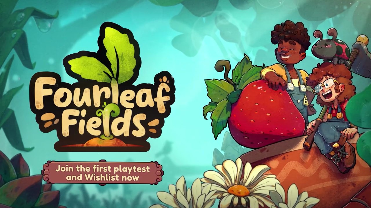 Fourleaf Fields Official Gameplay Trailer (2026) | Cozy Farming RPG Co-Op Game in 1080p
