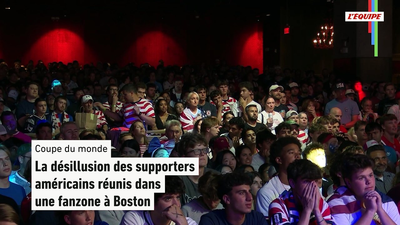Les supporters américains impuissants face à la déroute de leur sélection contre la Belgique - Foot -  - Coupe du monde 2026