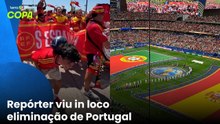 Jornalista brasileiro ‘alvo’ de CR7 viu eliminação do estádio e mostrou festa da torcida da Espanha