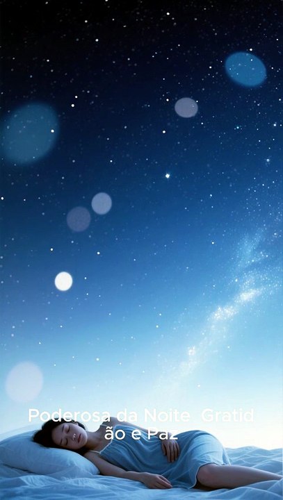 Oração Poderosa da Noite — Gratidão e Paz Antes de Dormir