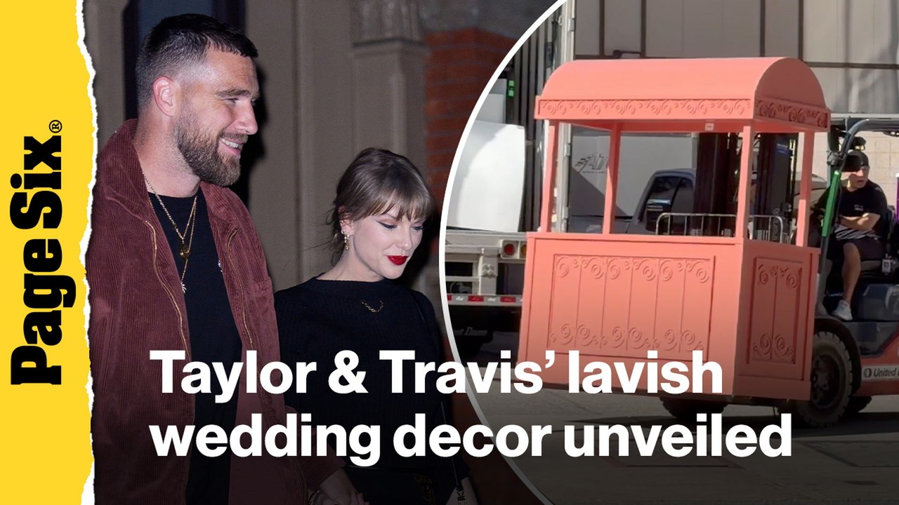 Taylor Swift, Travis Kelce's lavish wedding decor unveiled — including custom monogrammed pieces