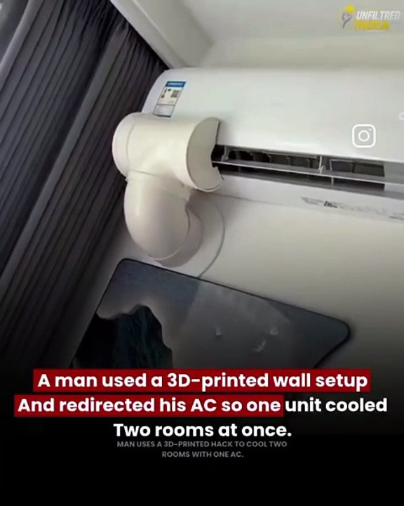 AC Cooled 2 Rooms At Once