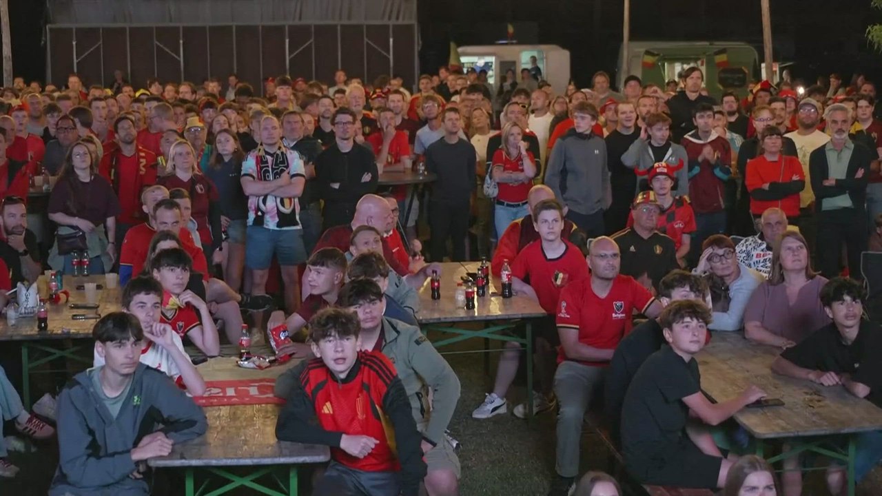 BELGIUM FANS GO WILD! Herzele Fan Zone ERUPTS as Belgium Beats USA | World Cup 2026