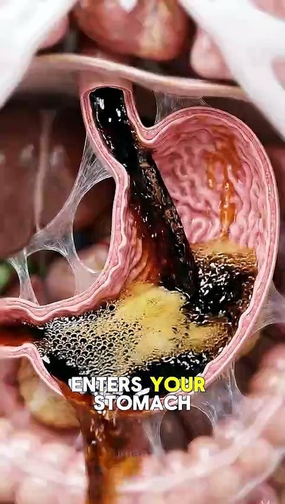 Drink Carbonated drink Every Day..Watch What Happens Inside Your Body #shorts #humanbody #anatomy