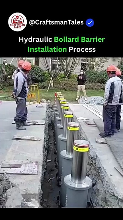 This is How Hydraulic Bollard Barrier Installation Process is Done