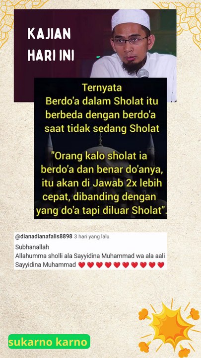 keutamaan Berdo'a  dalam sholat ( Ustadz Adi Hidayat ) #uas