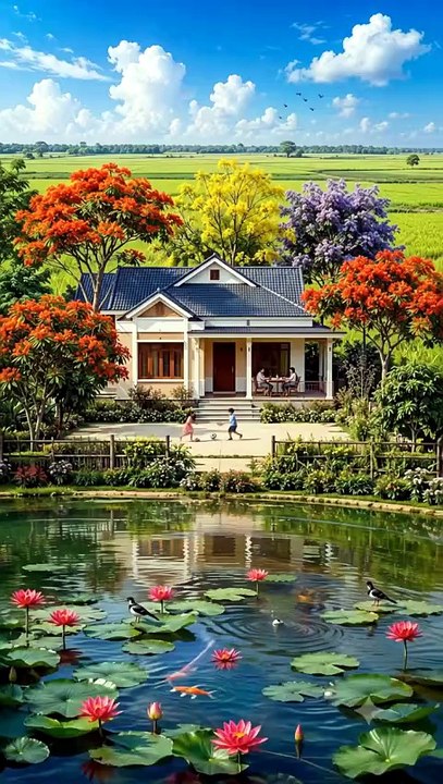 Traditional village house.