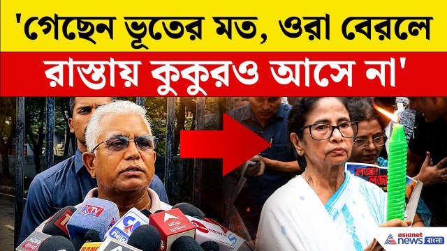 'গেছেন ভূতের মত, ওরা বেরলে রাস্তায় কুকুরও আসে না' মমতাকে ধুয়ে দিলেন দিলীপ! | Dilip Ghosh News