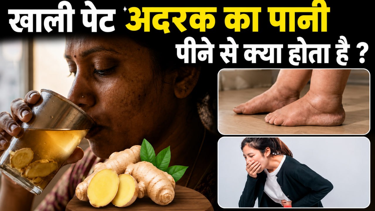 Empty Stomach Ginger Water Benefits: खाली पेट अदरक का पानी पीने से क्या होता है ?