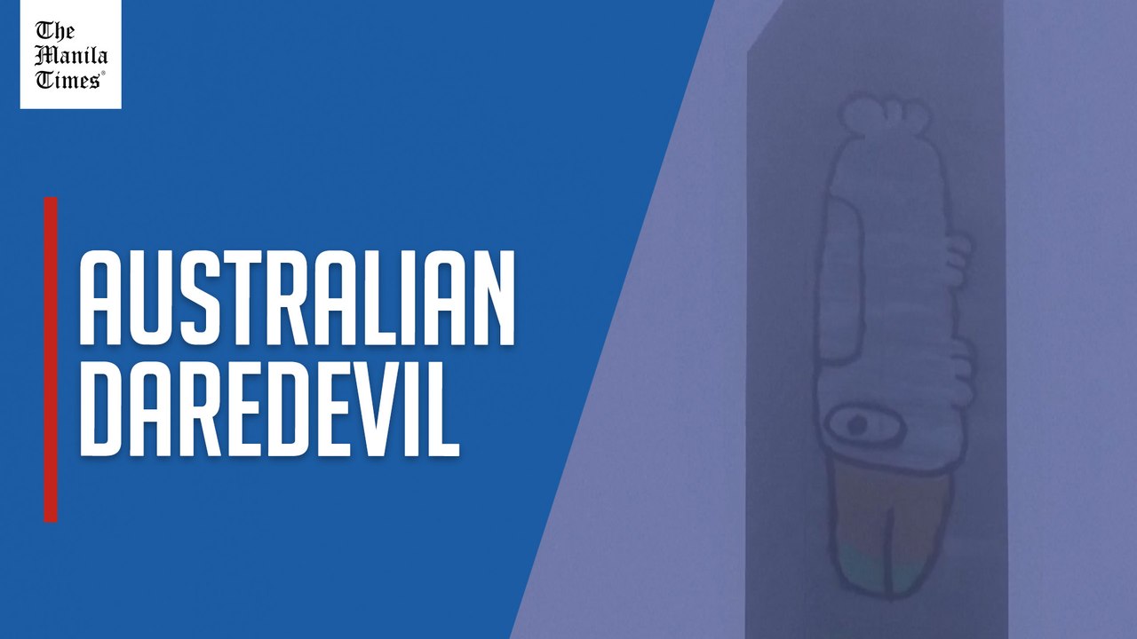 Graffiti artist scales Australian bridge tower, paints bird cartoon, disrupts traffic