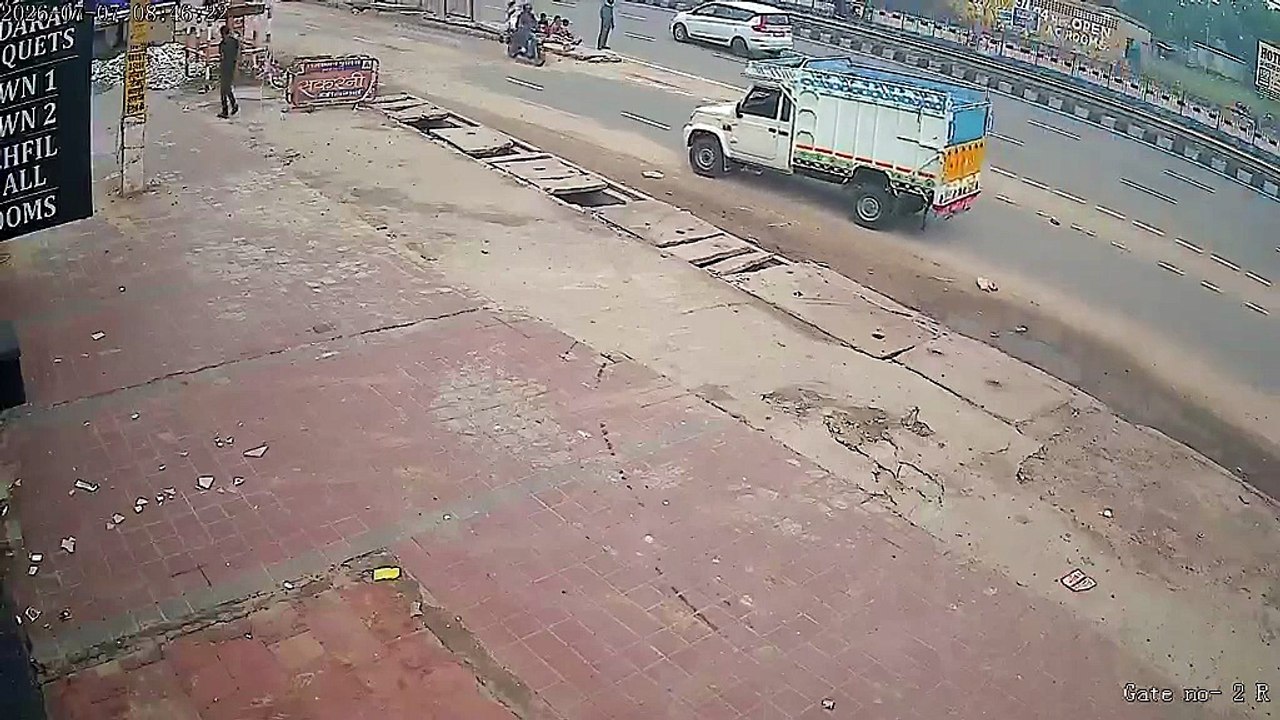 Jaipur Accident CCTV