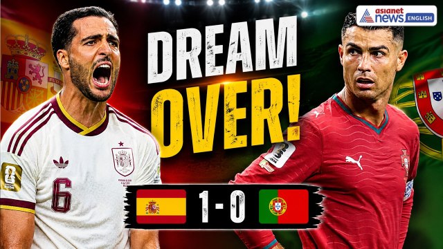 Portugal vs Spain Highlights: Merino's 91st-Minute Goal Ends Ronaldo's World Cup Dream! | Footballe