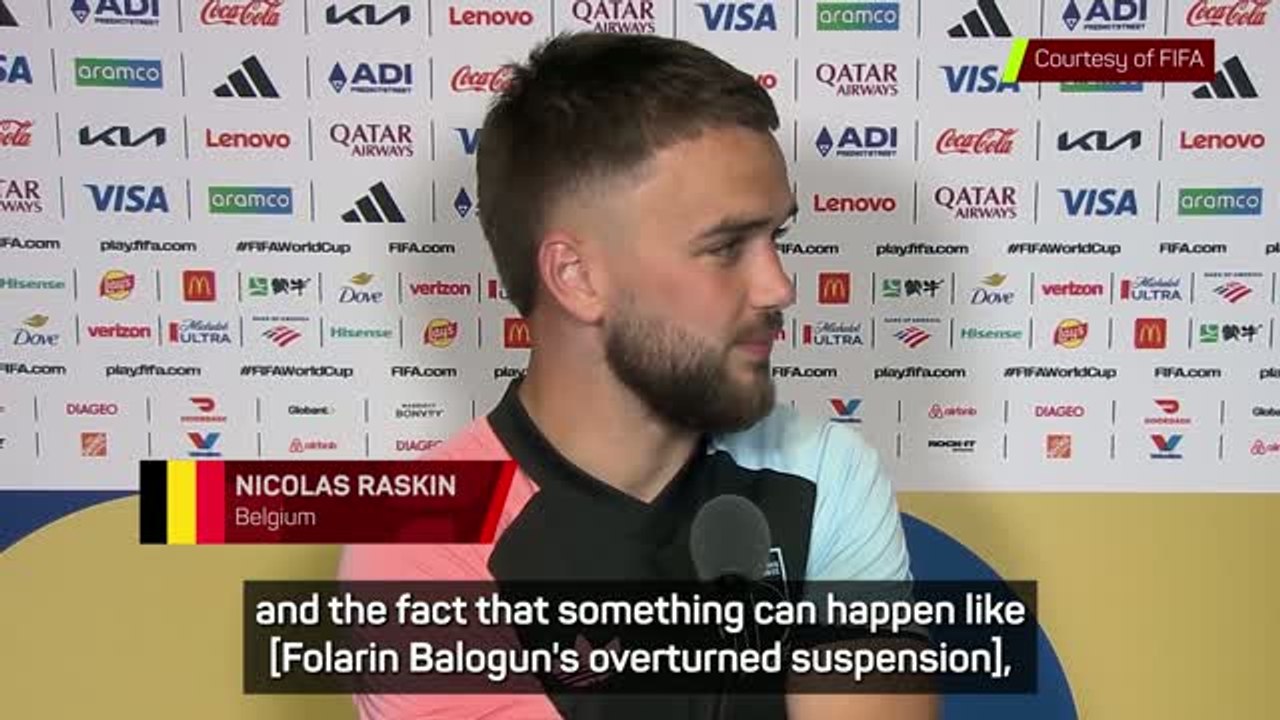 Raskin says justice has been served as Belgium beat USA