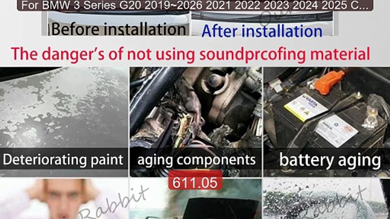 For BMW 3 Series G20 2019~2026 2021 2022 2023 2024 2025 Car H... -- Amazing Value 2026 | Must Have!