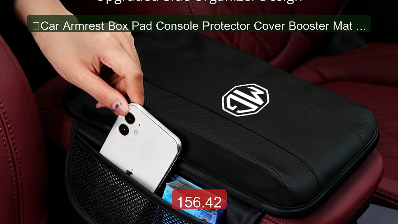 Car Armrest Box Pad Console Protector Cover Booster Mat Ac... -- Top Pick 2026 | Unbeatable Price!