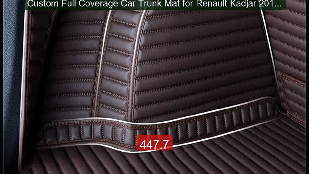 Custom Full Coverage Car Trunk Mat for Renault Kadjar 2016-201... -- Best Buy 2026 | Great Quality!