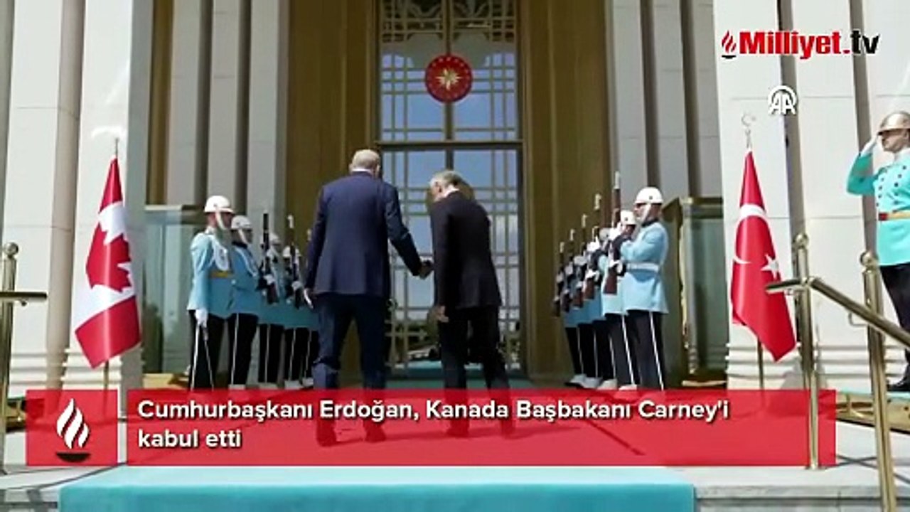 Cumhurbaşkanı Erdoğan, Kanada Başbakanı Carney'i kabul etti