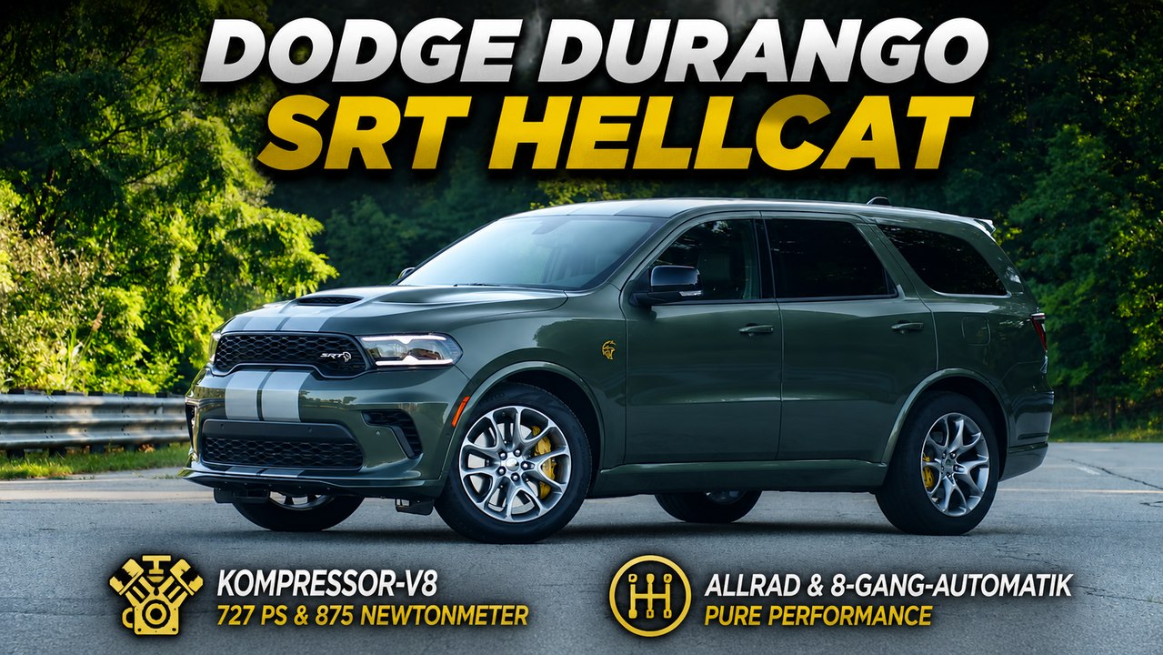 2026 Dodge Durango SRT Hellcat: Mehr Auswahl als je zuvor
