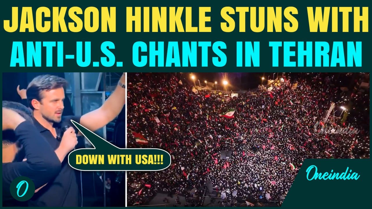 ‘Down With USA, Israel’: Jackson Hinkle LEADS Rally At Khamenei Funeral in Tehran; Sparks Backlash