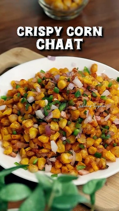 Crispy corn Chaat 😋😋😋